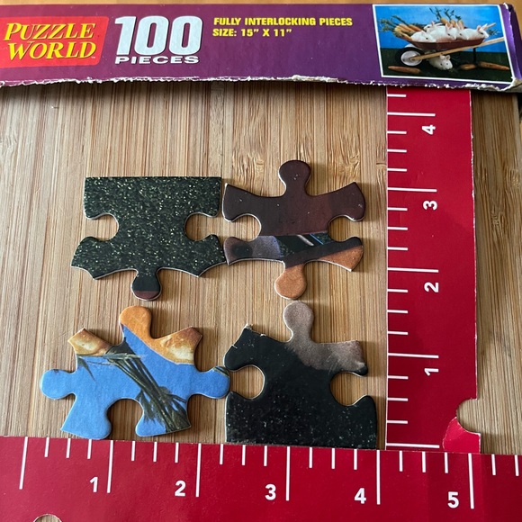 Set of 2 kids puzzles. Glow in dark unicorns 9”x12”. Bunnies 15”x11”. Age 5 & up - Picture 7 of 7